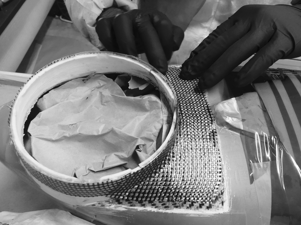 Réparation drône carbone 