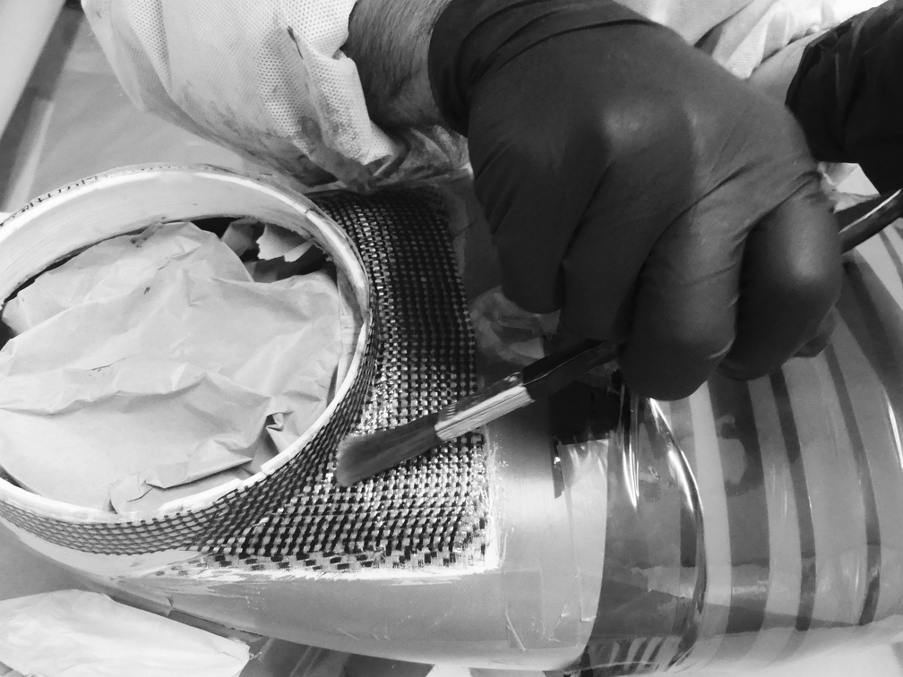 Réparation drône carbone 