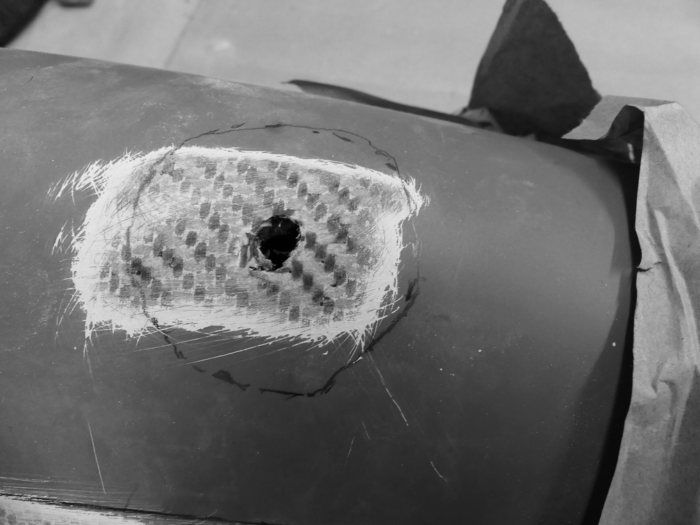 Réparation drône carbone 