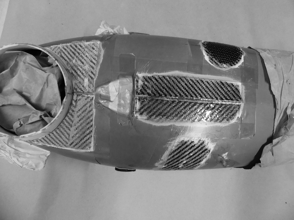 Réparation drône carbone 